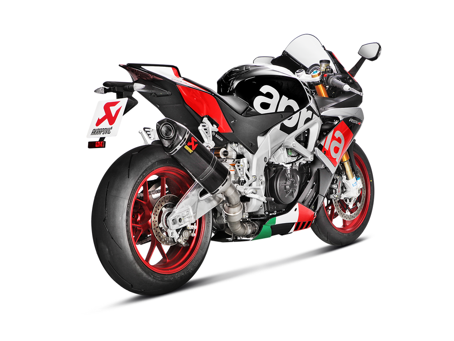 Akrapovic Slip-On Line (Carbon) '15-'20 Aprilia RSV4