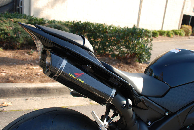 Graves Motorsports '09 -'14 Yamaha R1 Cat Eliminator Titanium Exhaust
