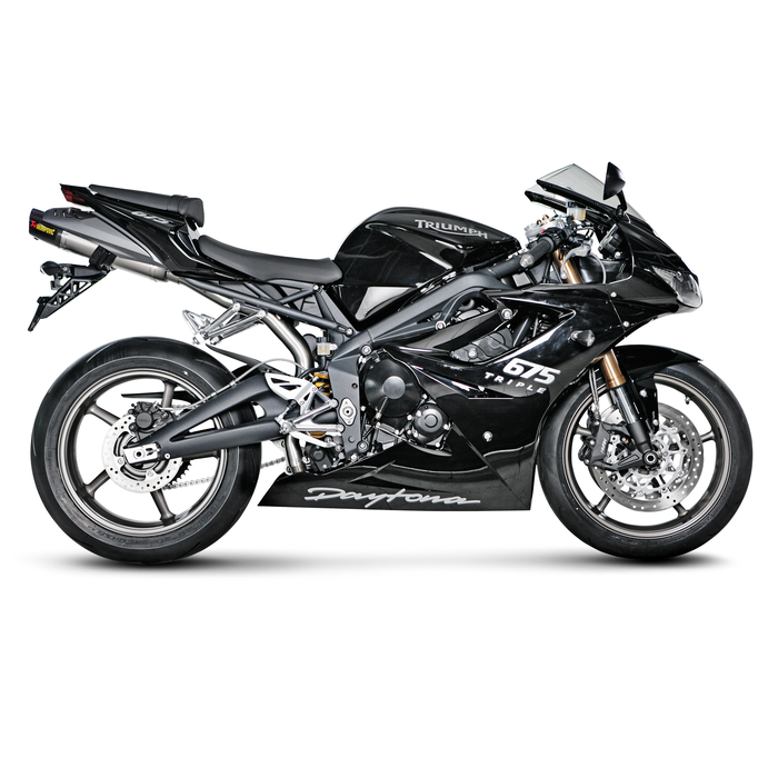 Akrapovic Slip-On Line (Titanium) '09-'16 Triumph Daytona 675 / R