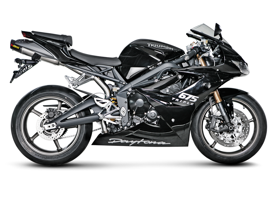 Akrapovic Slip-On Line (Titanium) '09-'16 Triumph Daytona 675 / R