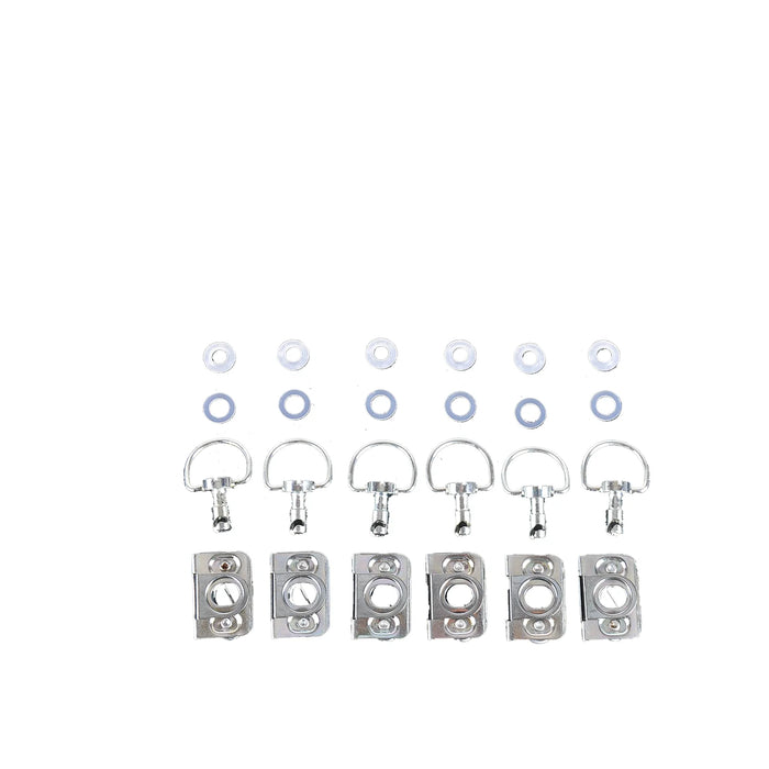 Clip Type Dzus Fasteners, 6 pack