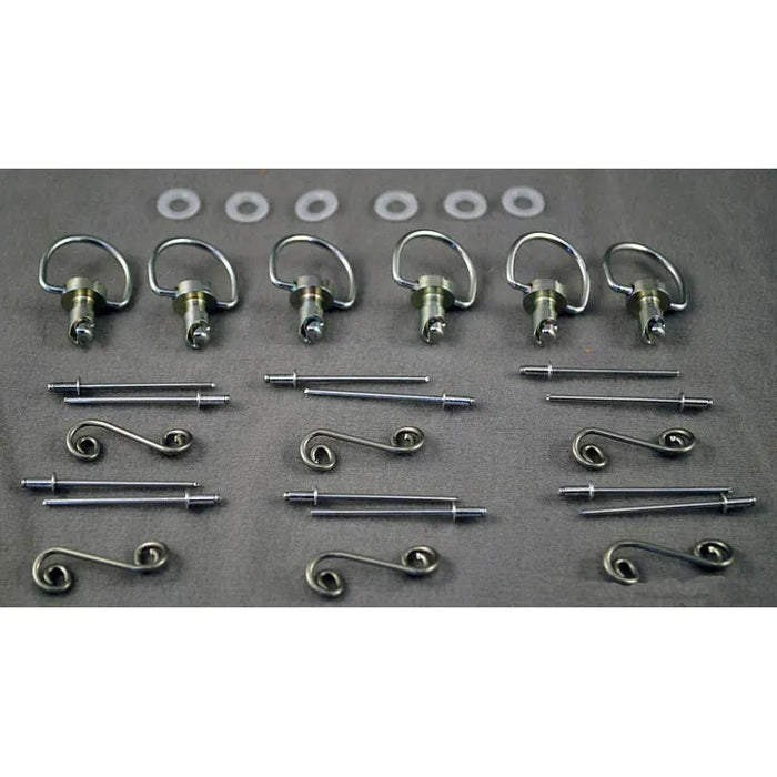 Dzus Fasteners (Rivet Type) 6 pack