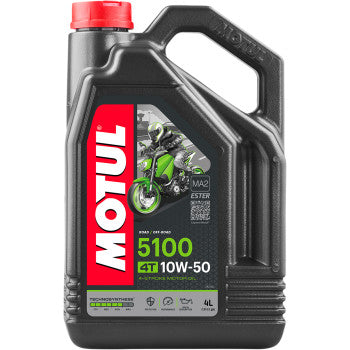 Motul 5100 Synthetic Blend 4T Engine Oil  4 L