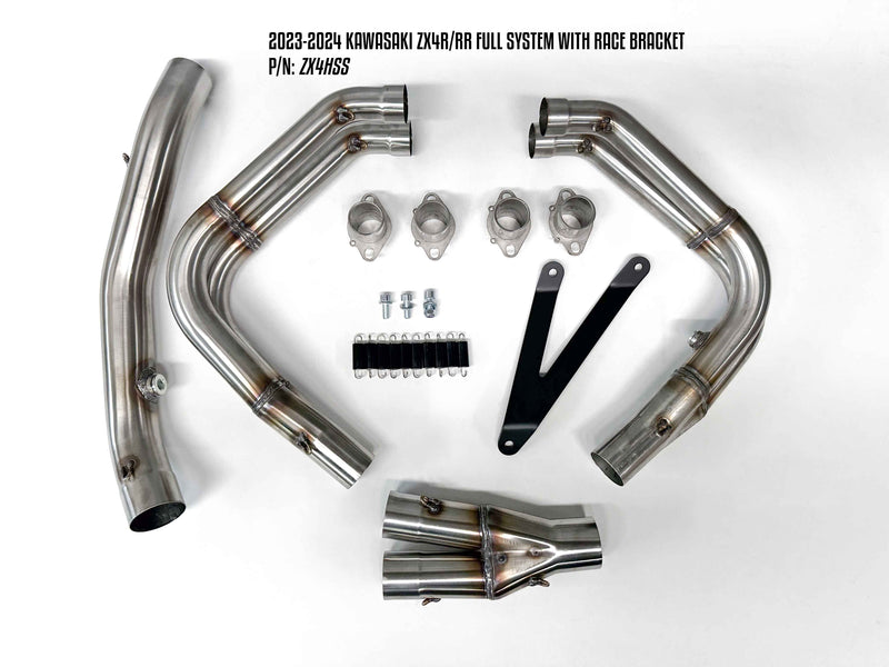 Hindle '23+ Kawasaki ZX-4RR Evo Megaphone Full System