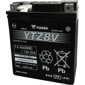 Yuasa Maintenance-Free Battery '15-'22 Yamaha YZF-R3 / '20-'22'MT-03