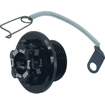 Oil Cap Kit - Silver - M20 x 1.5  '01-'22 Suzuki GSXR 1000 (Will Fit Other Models) SEE FITMENT BELOW