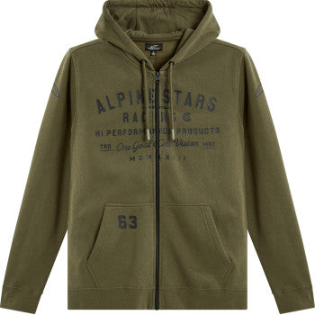 Sudadera con capucha ALPINESTARS Profile - Militar - Mediana 123353400690M