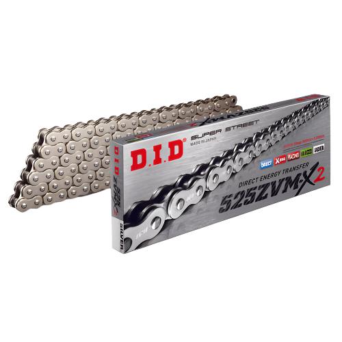 DID 525 ZVM-X2 Chain - 120 Links  (Silver)