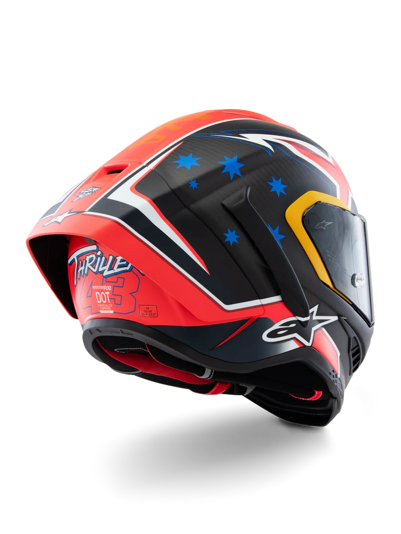Alpinestars Supertech R10 Miller LE Helmet (Carbon Red Matte)