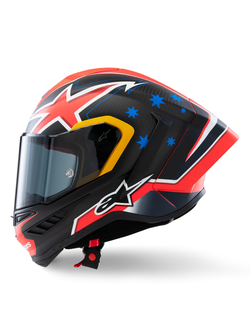 Alpinestars Supertech R10 Miller LE Helmet (Carbon Red Matte)