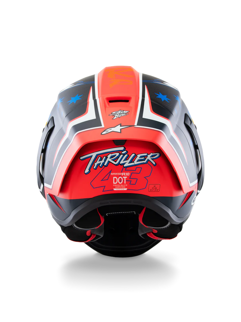 Alpinestars Supertech R10 Miller LE Helmet (Carbon Red Matte)