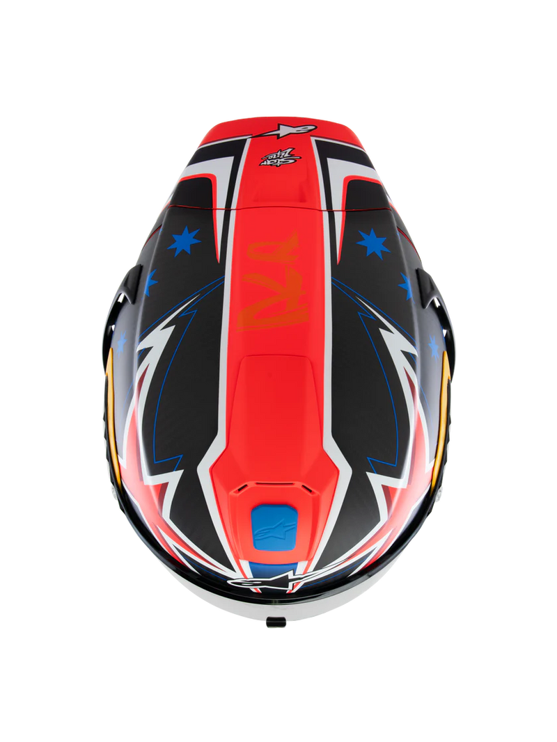 Alpinestars Supertech R10 Miller LE Helmet (Carbon Red Matte)