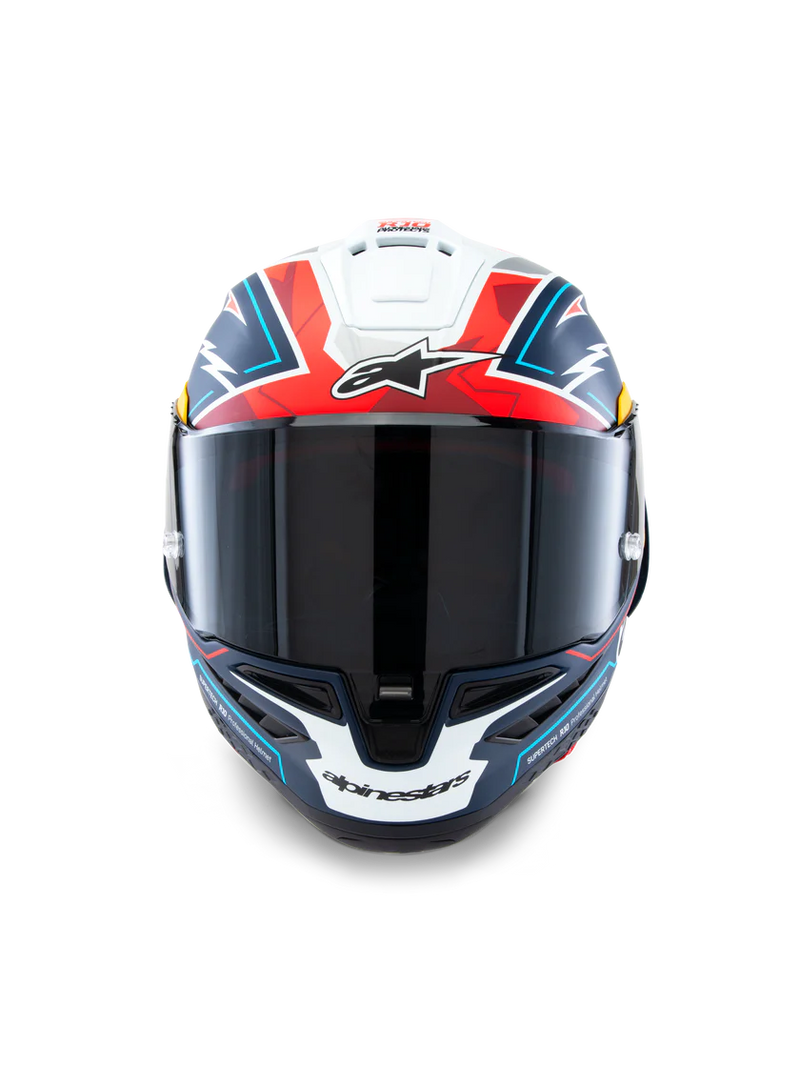 Alpinestars Supertech R10 Acosta LE Helmet (Blue/Red/White Matt)