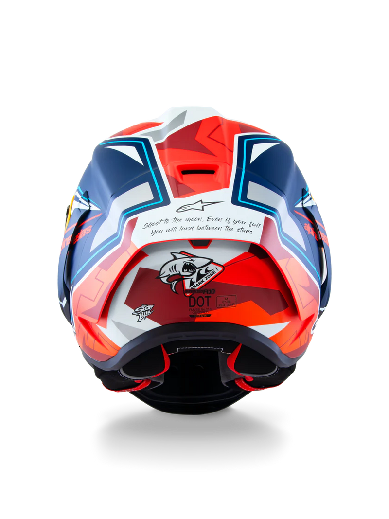 Alpinestars Supertech R10 Acosta LE Helmet (Blue/Red/White Matt)