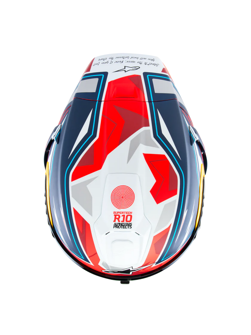 Alpinestars Supertech R10 Acosta LE Helmet (Blue/Red/White Matt)