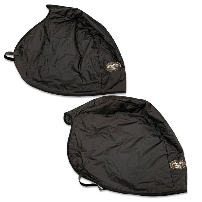 Tire warmer covers, set for front and rear wheels