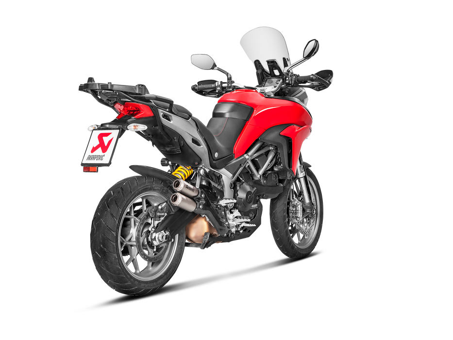 Akrapovic Slip-On Line (Titanium) for '17 -'20 Ducati  Multistrada 950 / 950 S / V2 / V2 S