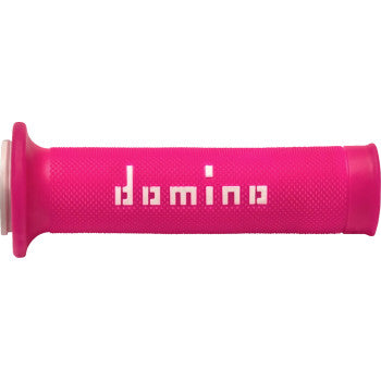 Domino MotoGP Grips - Dual-Compound - Fuchsia/White