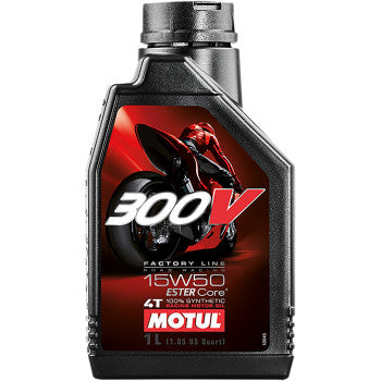 Aceite sintético Motul 300v 4t Competition 15w50 Litros