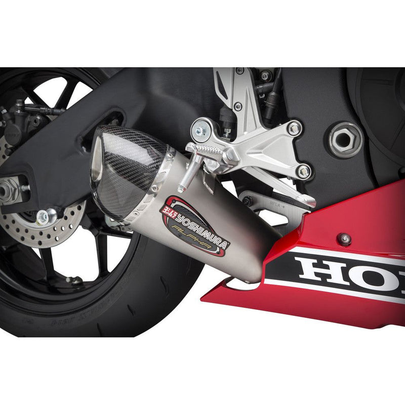 Yoshimura RACE ALPHA-T SLIP-ON '17-'24 Honda CBR1000RR/R