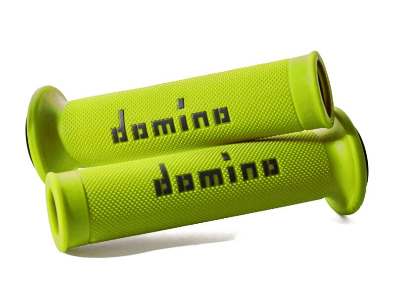 Domino MotoGP Grips - Dual-Compound - Fluorescent Yellow/Black