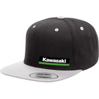 Kawasaki Wedge Hat - Black/Gray