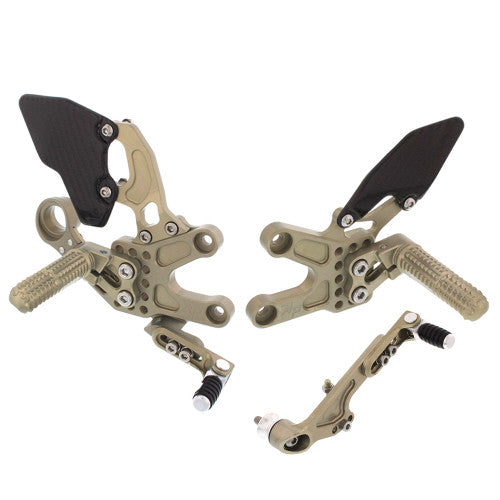 Attack Rear Set Kit, Honda CBR1000RR '08-'16 , w/ Shift Lever