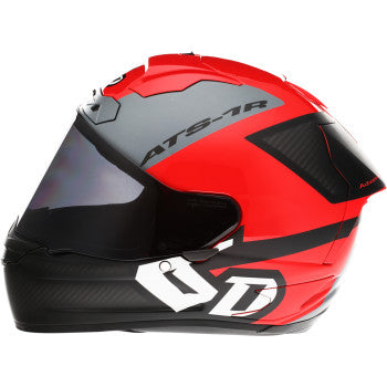 Casco ATS-1R - Wyman - Rojo/Gris 