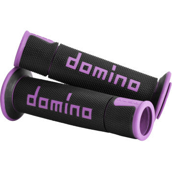 Domino A450 Grips - Black/Purple