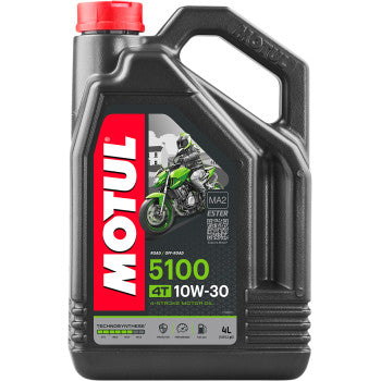 Motul 5100 Synthetic Blend 4T Engine Oil  4 L