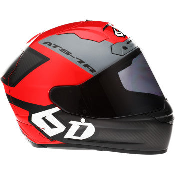 Casco ATS-1R - Wyman - Rojo/Gris 