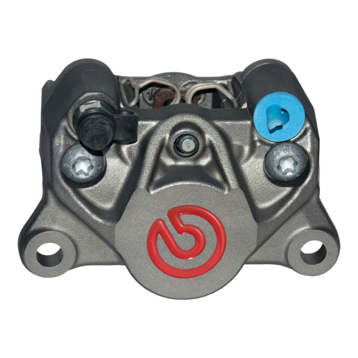 Brembo - Cast Rear Caliper, 84mm Spacing, Titanium / Red Logo