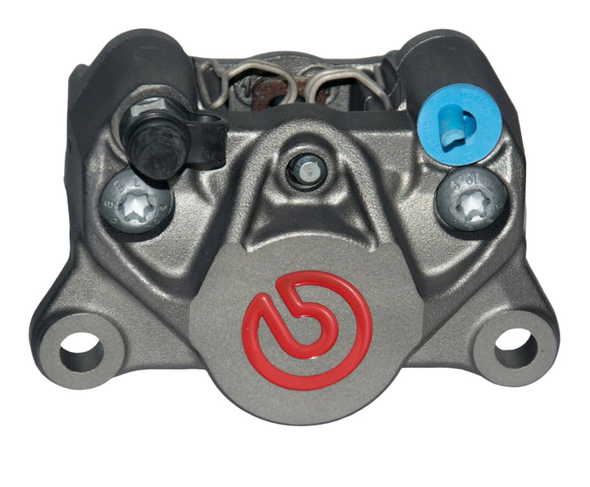 Brembo - Cast Rear Caliper, 84mm Spacing, Titanium / Red Logo