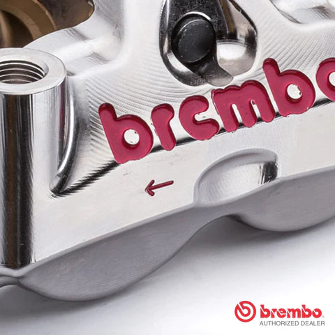 PINZAS BREMBO GP4 RX CNC NIQUELADAS - 100 MM