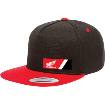 Honda Wedge Hat - Black/Red