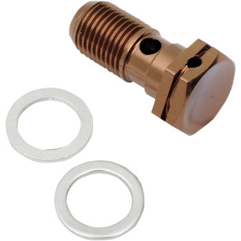 Aluminum Banjo Bolt - Single M10 x 1.0