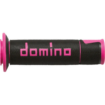 Domino A450 Grips - Black/Fuchsia