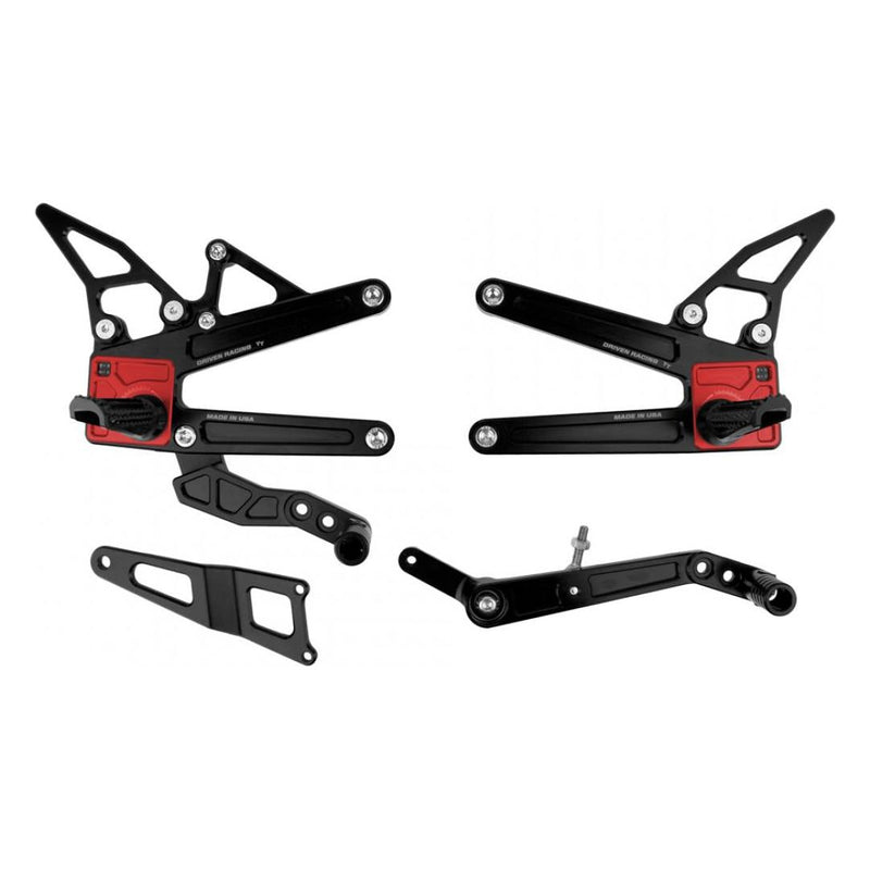 DRIVEN RACING TT Rearset -'15-'20 YAMAHA R1/M/S