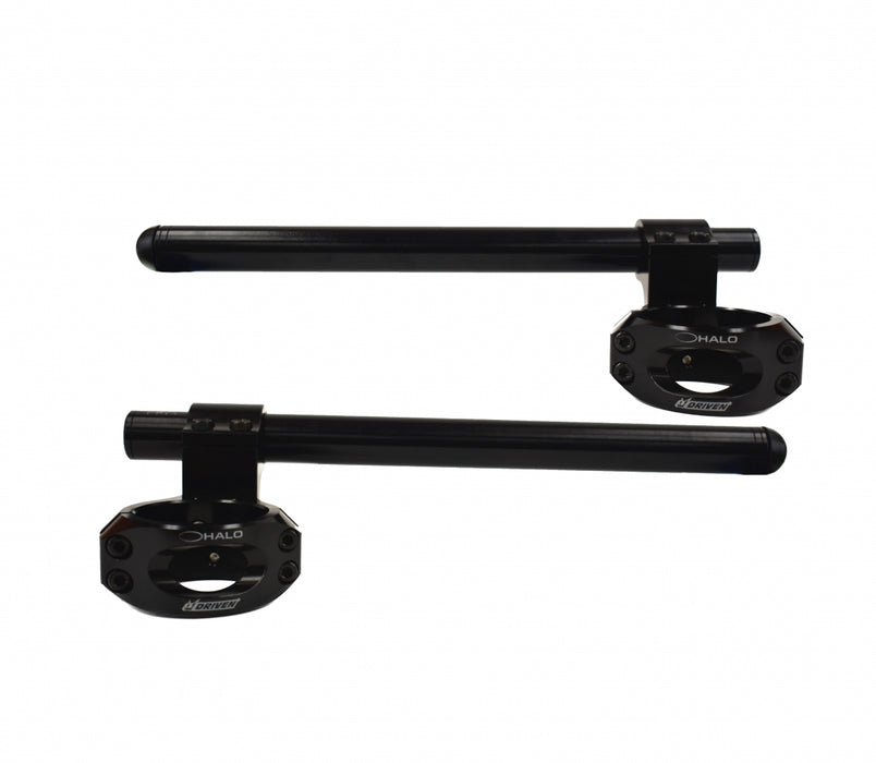 DRIVEN RACING Handlebar - Clip-On - Halo - Riser - 41 mm - Black DHCLOR41BK