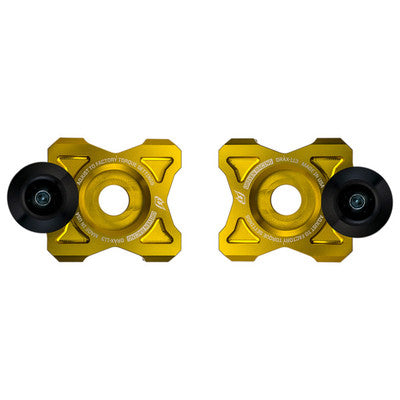 DRIVEN RACING Axle Block Sliders - '08-'21 Kawasaki NINJA 250/300/400/Z400 -  DRAX-113 (SEE FITMENT BELOW)