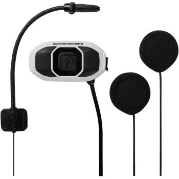 RAU Communicator Helmet Headset System (white)