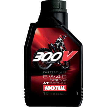 Motul 300V Synthetic Ester Oil - 5W-40  1 L