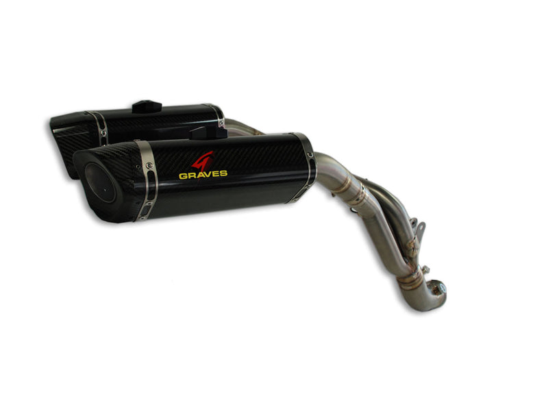 Graves Motorsports '09 -'14 Yamaha R1 Cat Eliminator Titanium Exhaust