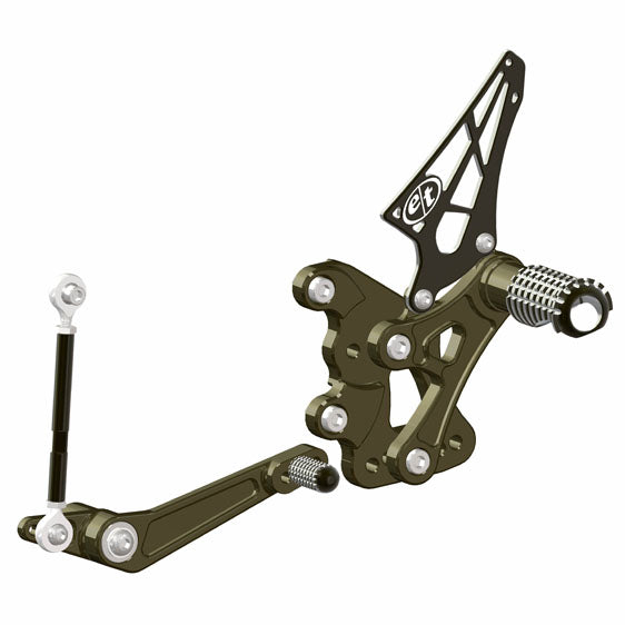 EVOL Rearsets Triumph 675R 2013-2019
