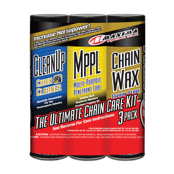 MAXIMA RACING OIL Chain Wax/Care Kit - Aerosol 70-749203-N