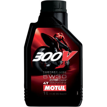 Aceite sintético Motul 300v 4t Competition 5w30 Litro