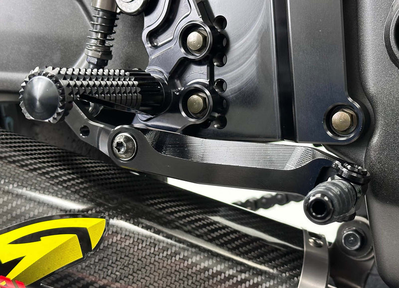 Graves Kawisaki '23 -'26 ZX-4RR / ZX-4R Brake Lever Upgrade for Galespeed Rear Master