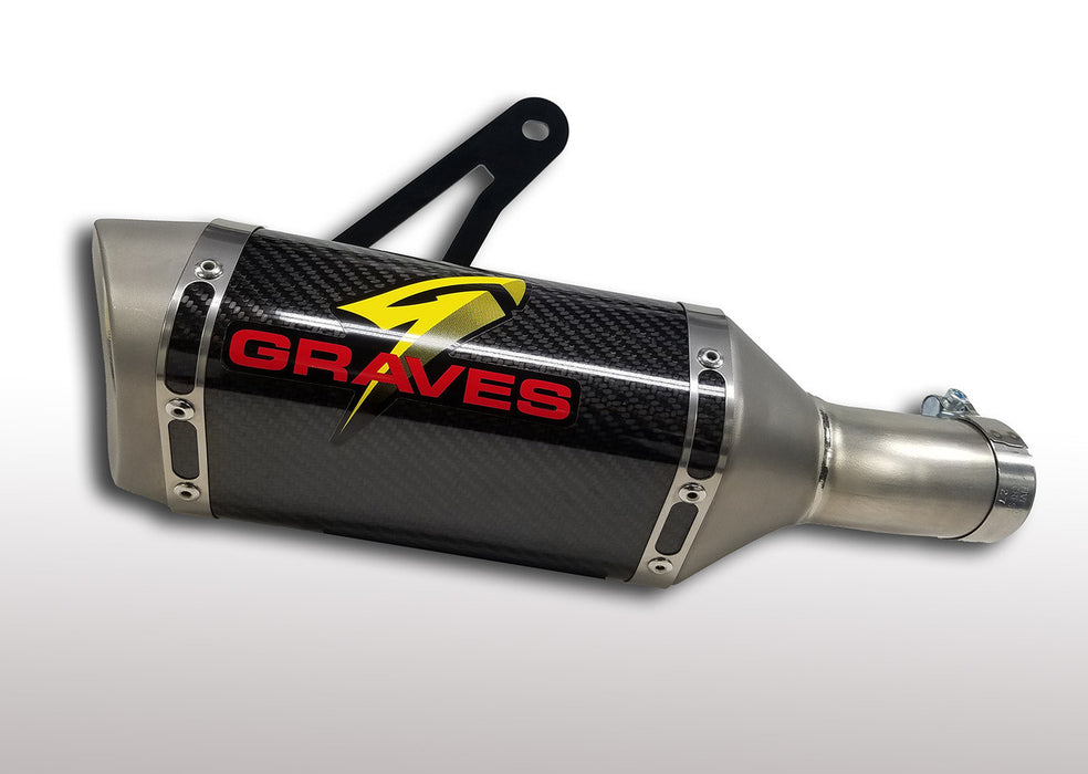 Graves '17-'23 Suzuki GSXR 1000 Cat Back Slip-on Exhaust