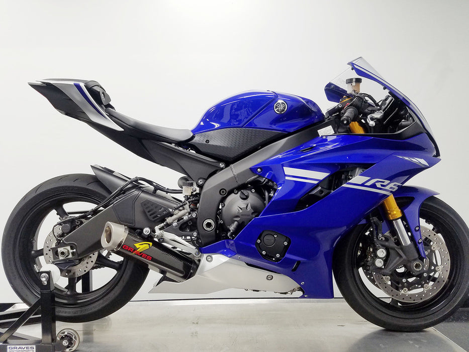 Graves '17> Yamaha R6 Full Exhaust - Titanium WORKS 8 / Carbon WORKS 7/ Titanium WORKS 7