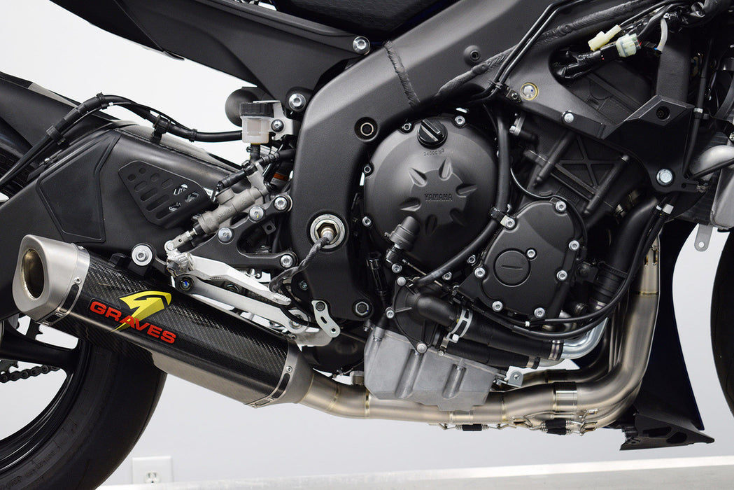 Graves '17> Yamaha R6 Full Exhaust - Titanium WORKS 8 / Carbon WORKS 7/ Titanium WORKS 7